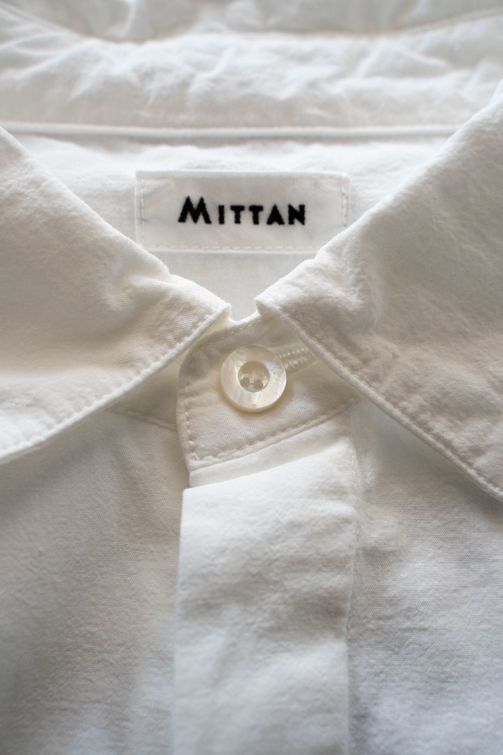 強撚OCブロードシャツ(白)