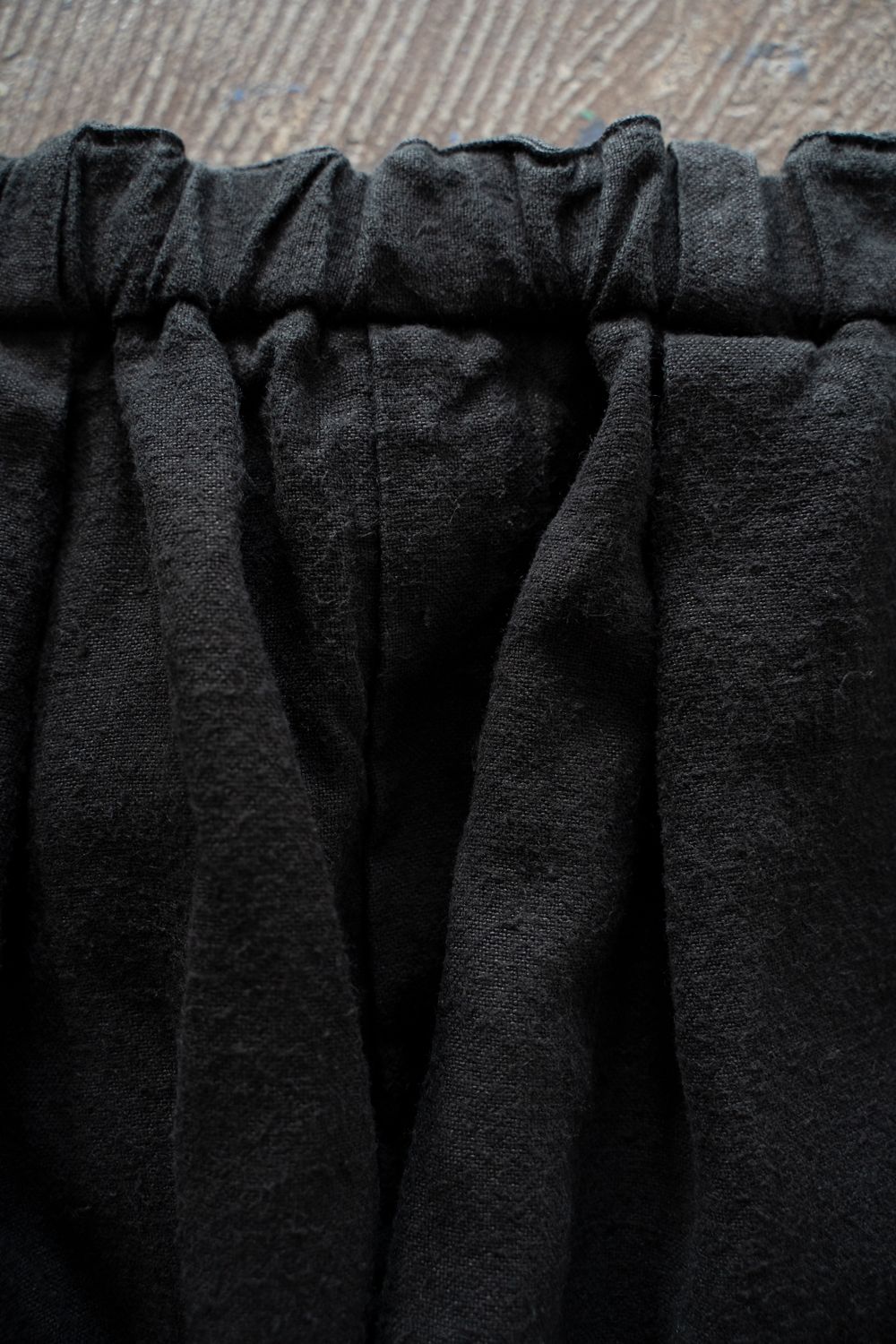 起毛大麻パンツ(黒)