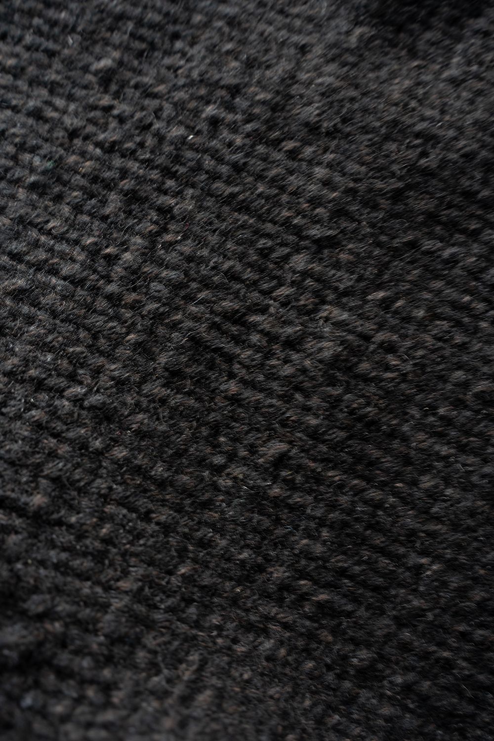 【ラスト1点】yak/lambs multi ply HAND KNITTING cowichan sweater(BLACK)