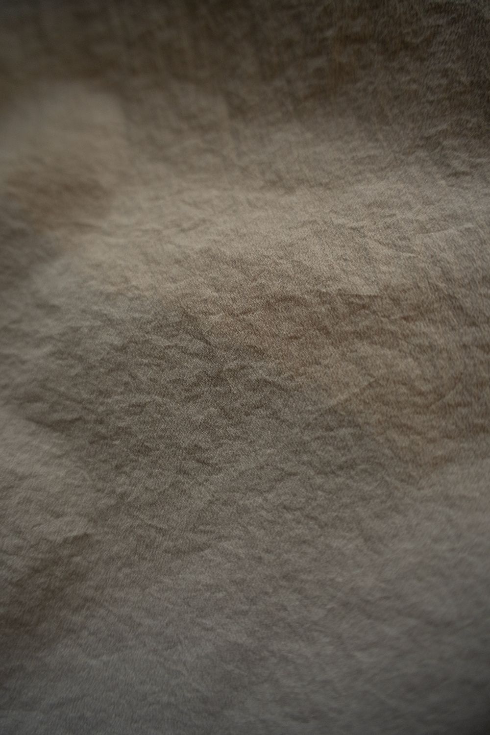 【25AW】シンサレートオープンカラーシャツブルゾン(GREIGE)