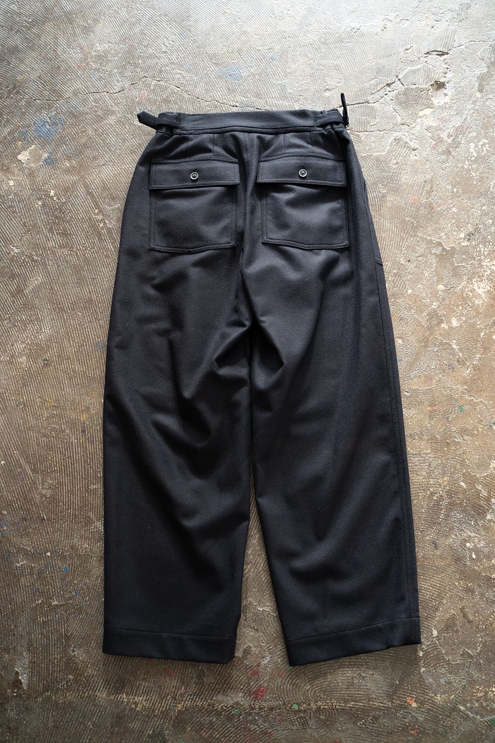 SAYATOMO - 【ラスト1点】【23AW】2-Tack Flannel Baker Pants/2タック