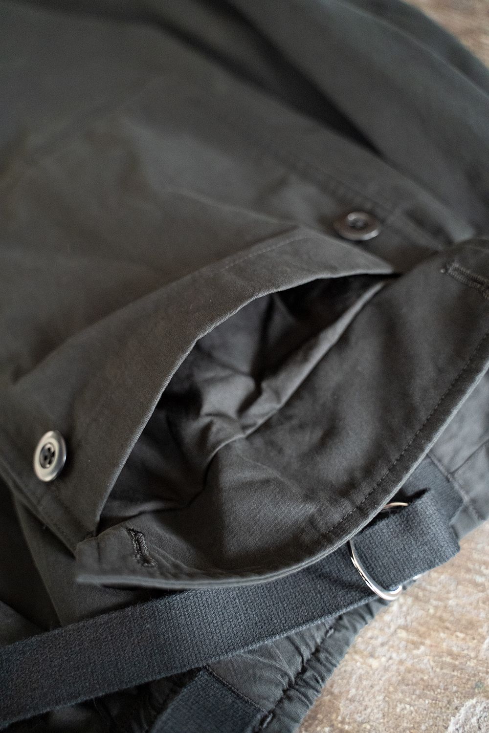 【ラスト1点】【22SS】Mukabaki Cargo Pants/ムカバキカーゴパンツ(BLACK)