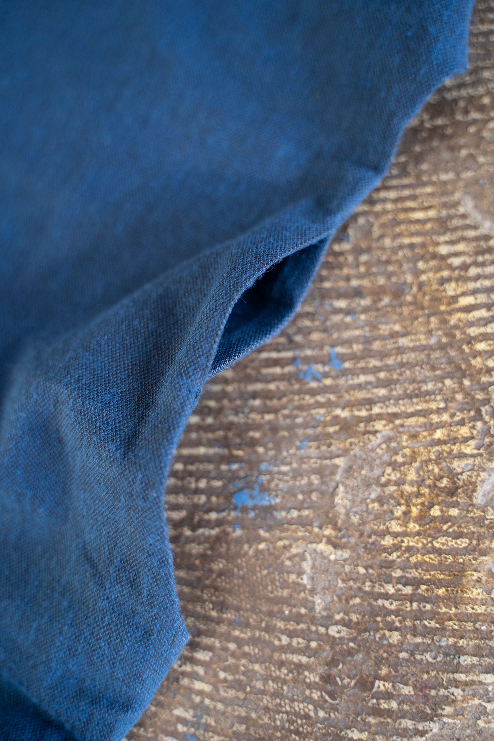 【ラスト1点】【24SS】"zen "pajama cotton×wool dobby/パジャマ(セットアップ)【ユニセックス】(NAVY)