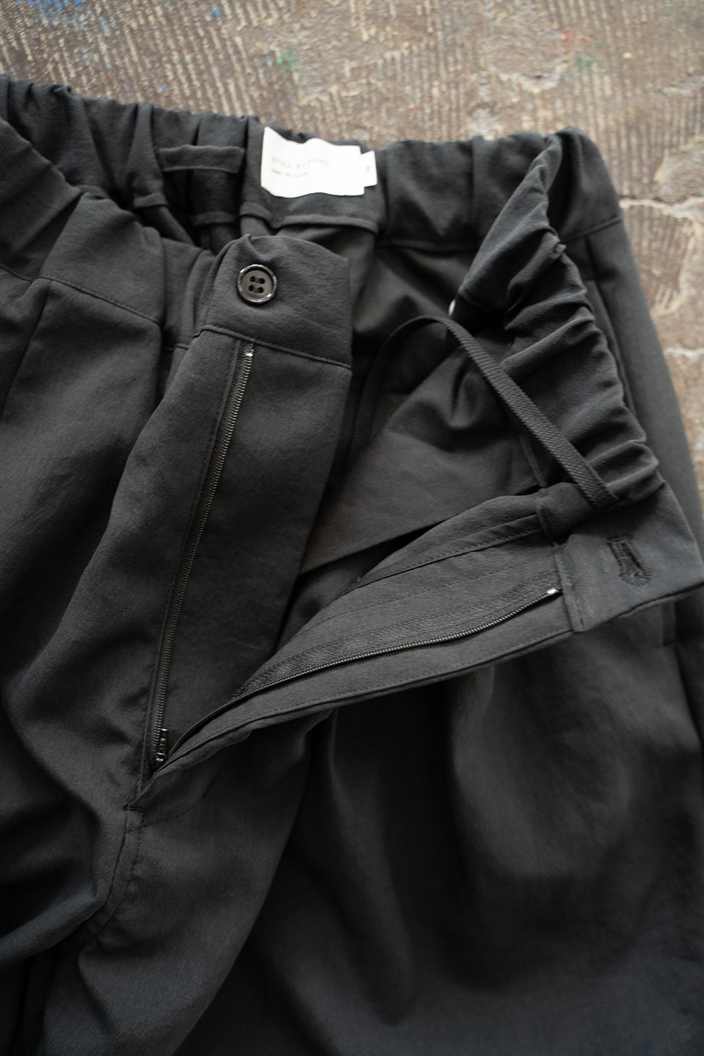 【ラスト1点】【25SS】ポリエステルオックス2タックイージースラックス(INK BLACK)