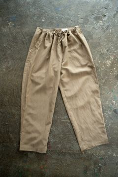 【ラスト1点】【22SS】ギャザーイージーパンツ(BEIGE)