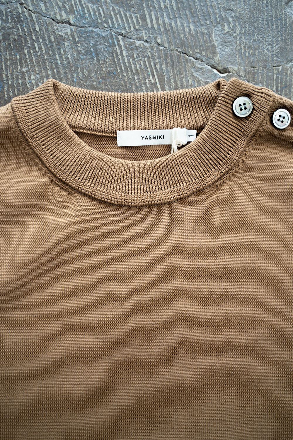 【ラスト1点】【22AW】Satoyuki Knit(CAMEL)