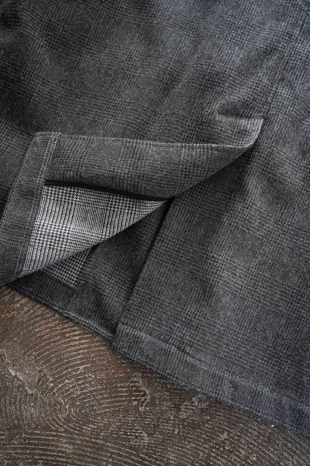 【25AW】 Glen Check Jacket/グレンチェックジャケット(GRAY)