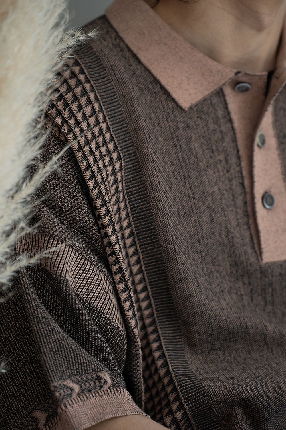 【26SS】Aotsuyu Knit Polo(PINK)