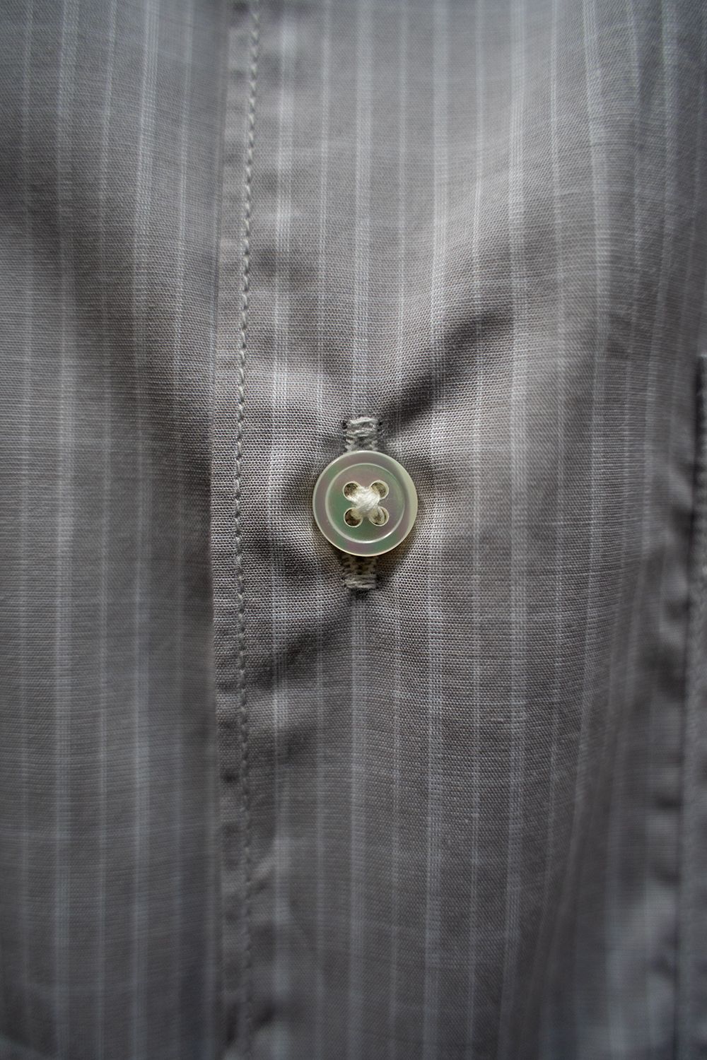 【ラスト1点】【24SS】ブロードレギュラーカラーシャツ(GRAY CHECK)