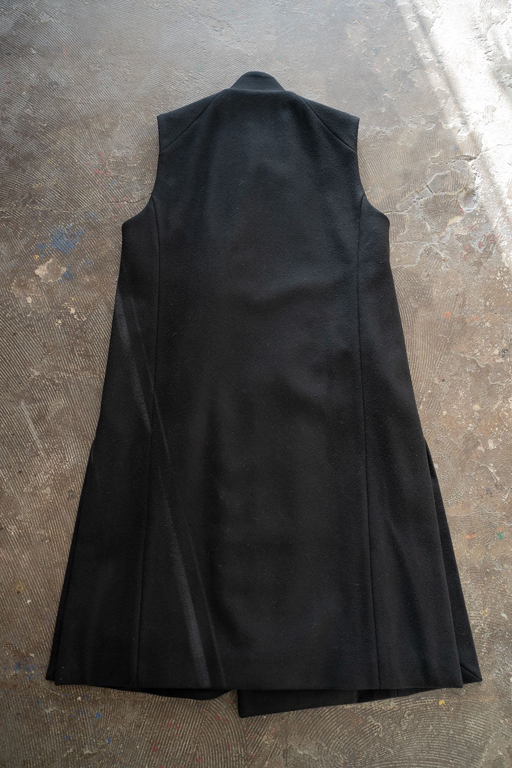 【ラスト1点】【23AW】Sleeveless Coat/スリーブレスコート(BLACK)