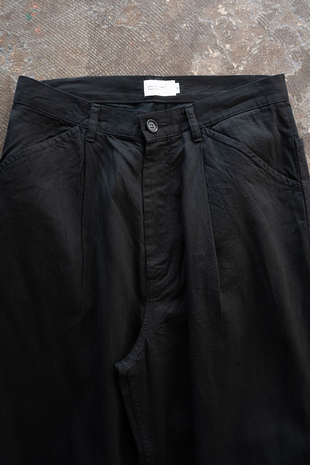 【26SS】5.5ozデニムワンタックパンツ(BLACK)