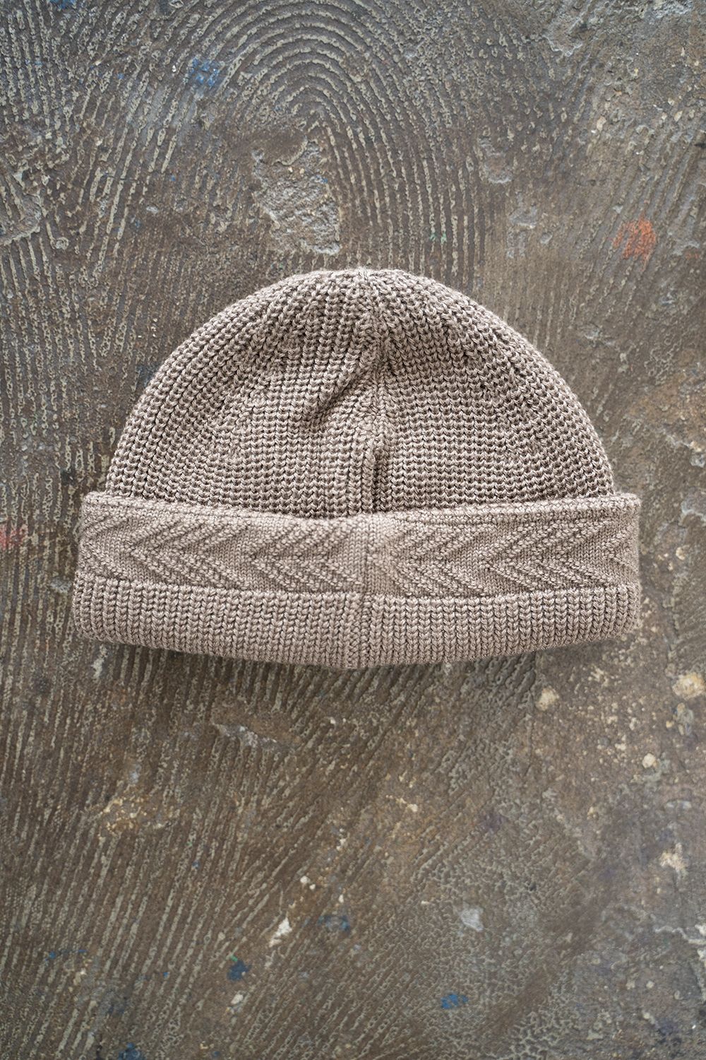 YASHIKI - 【22AW】Yagasuri Knit Cap(GREIGE) | Salty