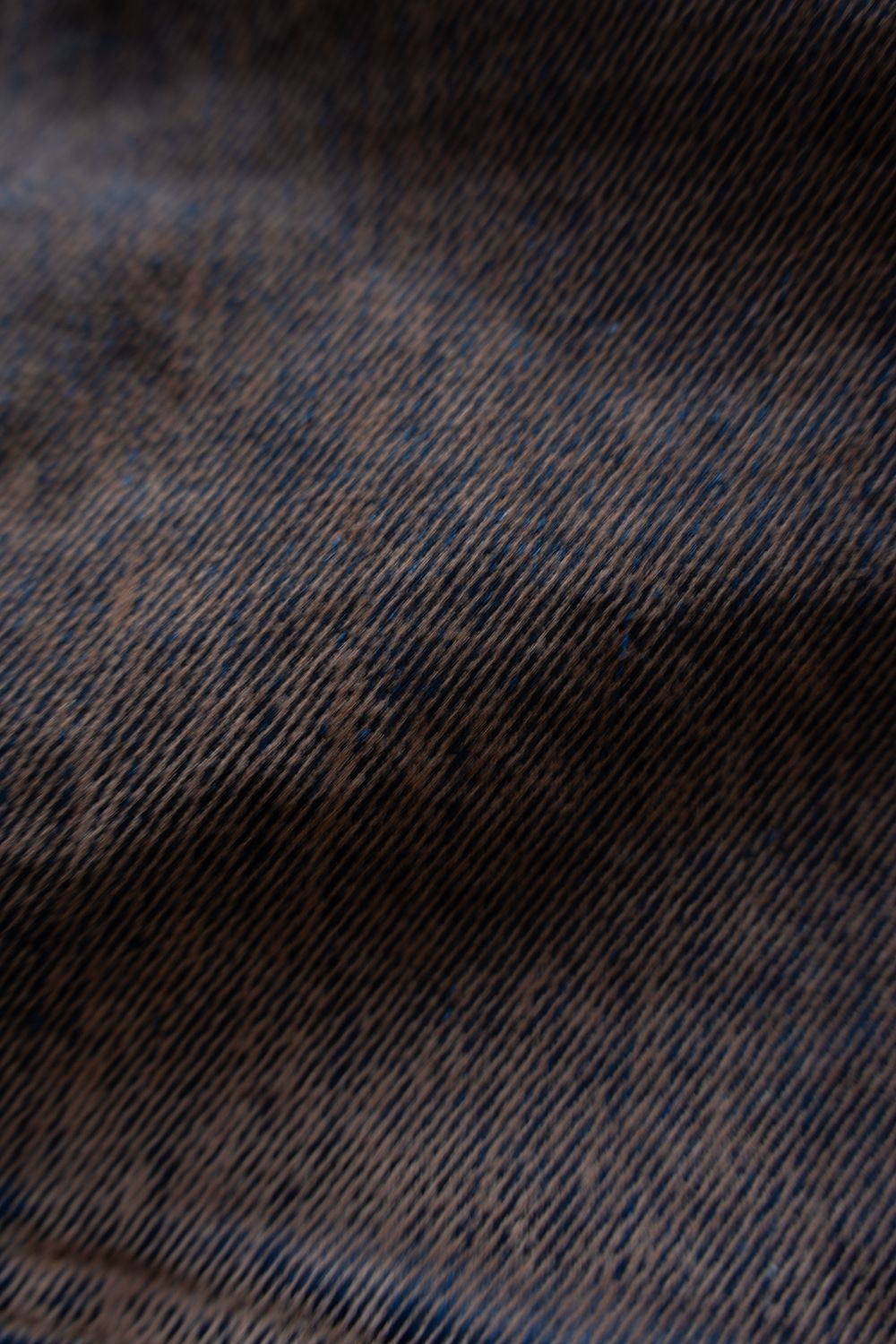 【26AW】Washed Flocked Denim Jacket(FADED BROWN)