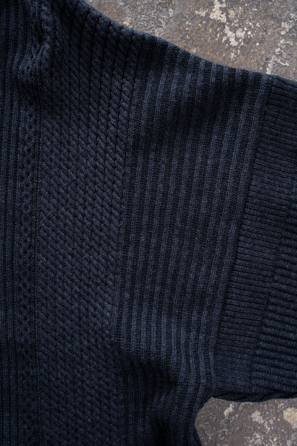【26AW】Teriha Zip Polo(NAVY)