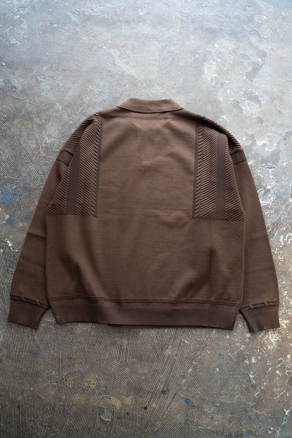 YASHIKI - 【ラスト1点】【24SS】Shunrin Skipper Knit(BROWN