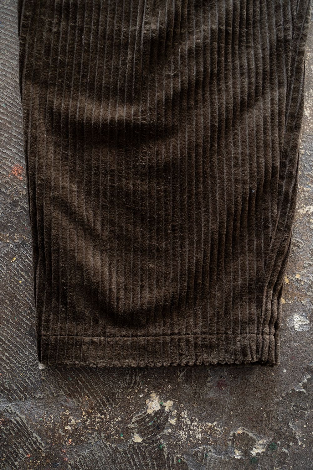 【25AW】3.5W太畝コーデュロイイージーパンツ(BROWN)