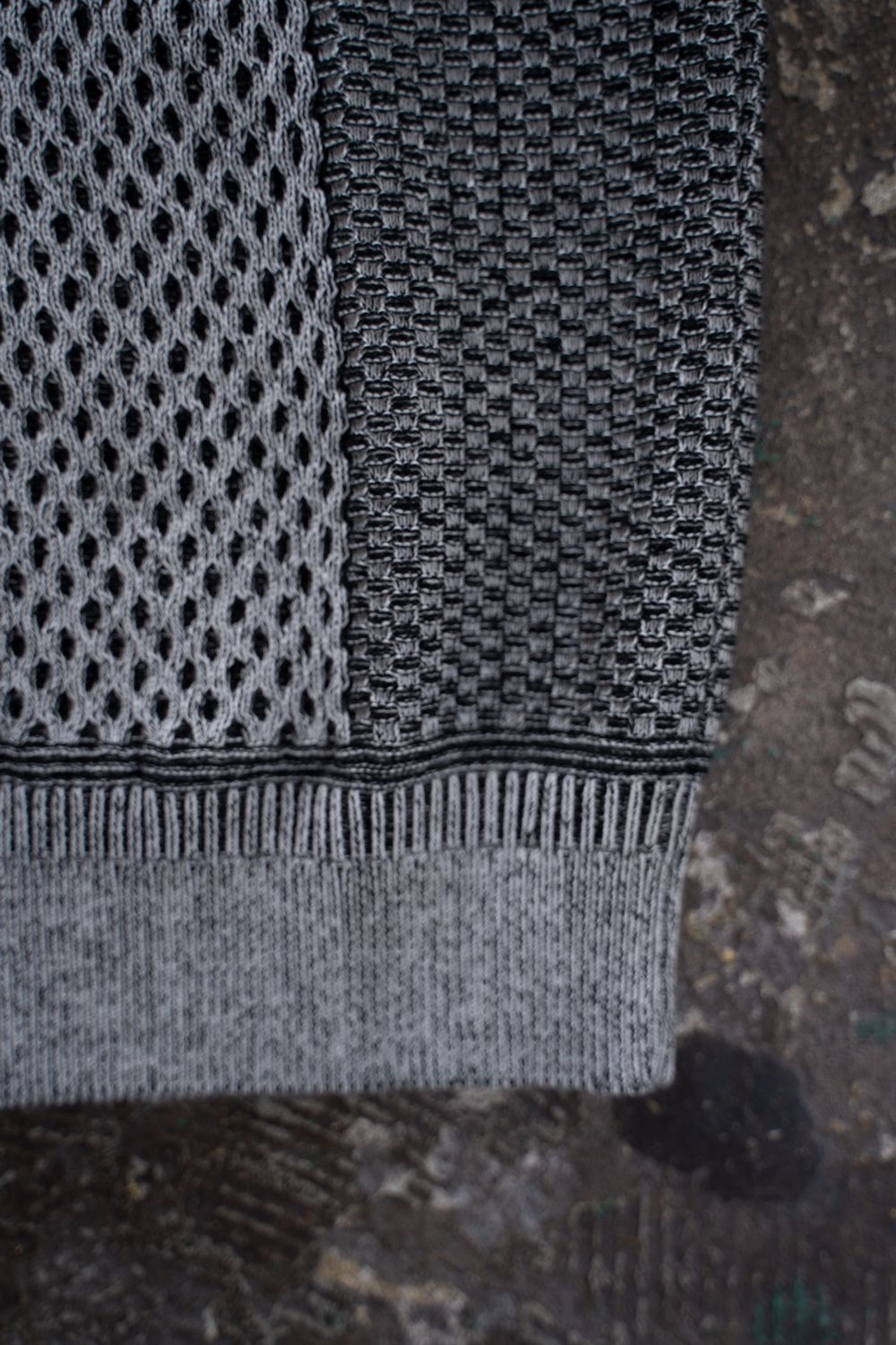 【26AW】Karita Half Zip Knit(MIX GRAY)