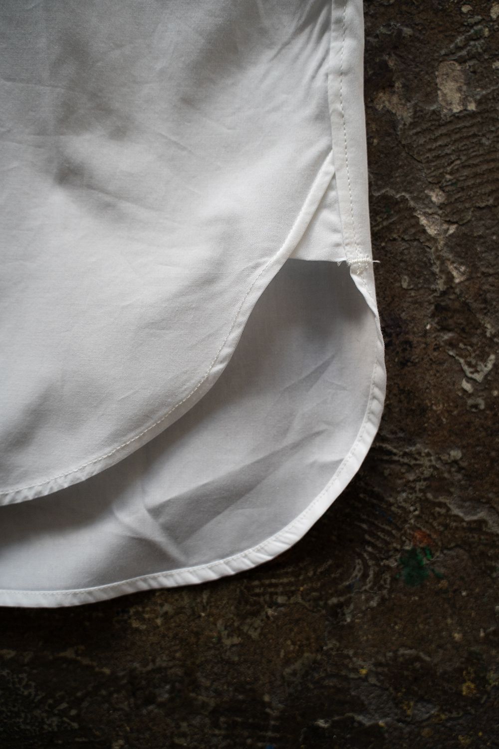 【ラスト1点】【24AW】ブロードレギュラーカラーシャツ(WHITE)