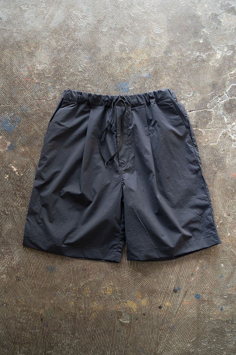 STILL BY HAND - 【ラスト1点】【24SS】ナイロン×綿イージーショート 
