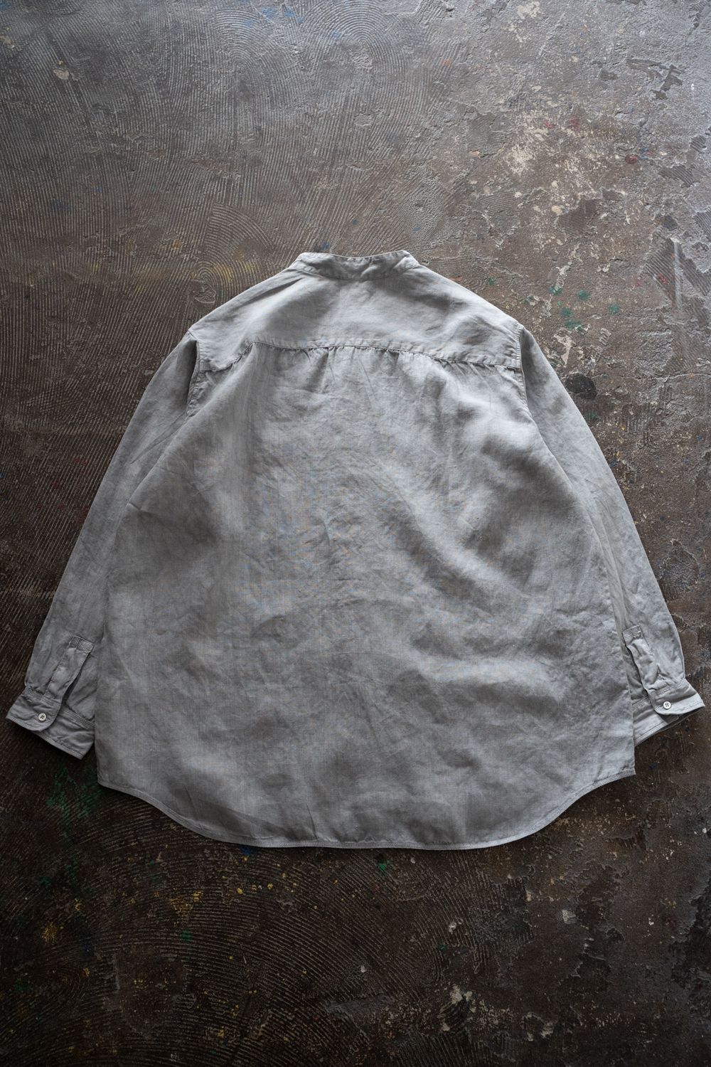 大麻シャツ 3(薄炭)