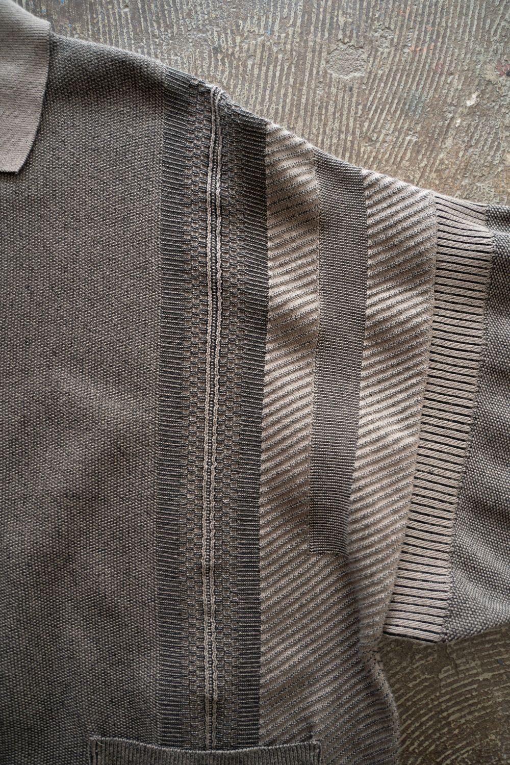 【26SS】Kokuu Collar Cardigan(GREIGE)