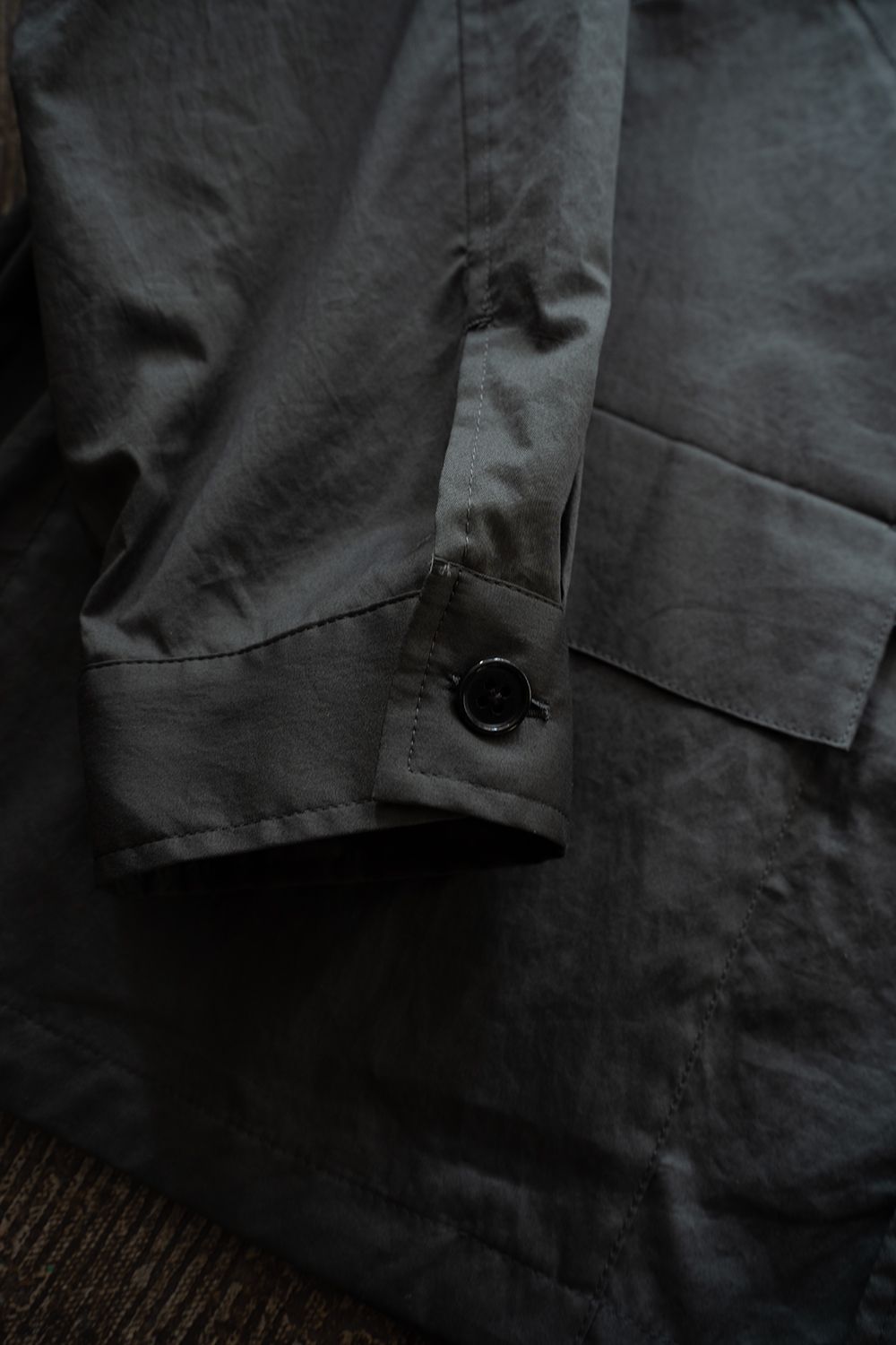 【26SS】コットンツイルシャツジャケット(BLUE CHARCOAL)