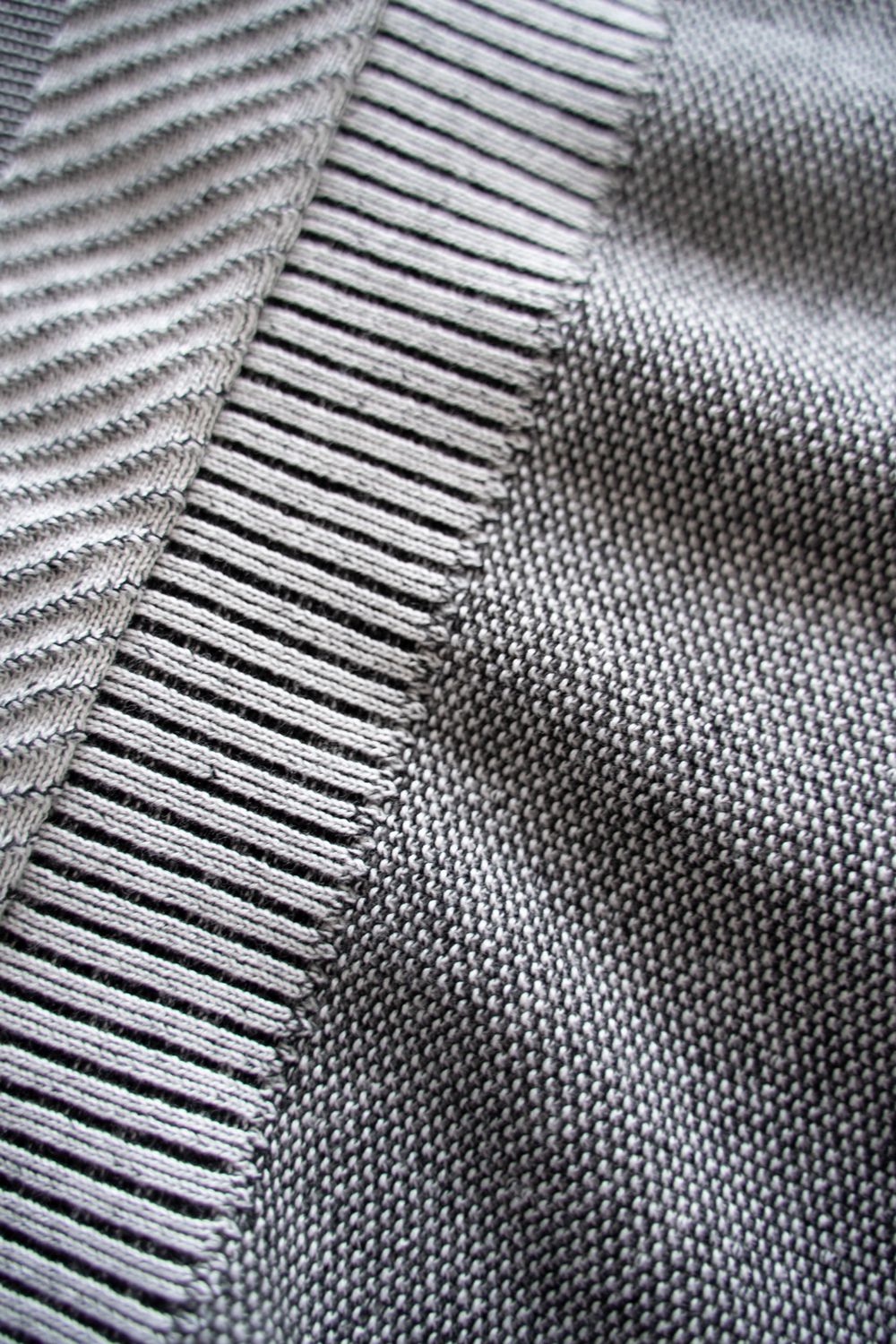 【26SS】Kokuu Collar Cardigan(MIX GRAY)