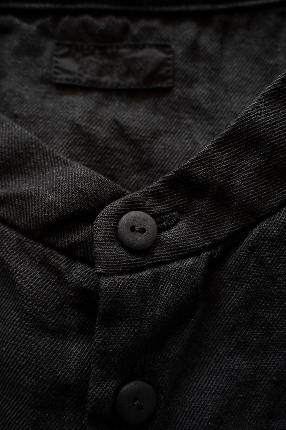 和紙大麻シャツ(黒)