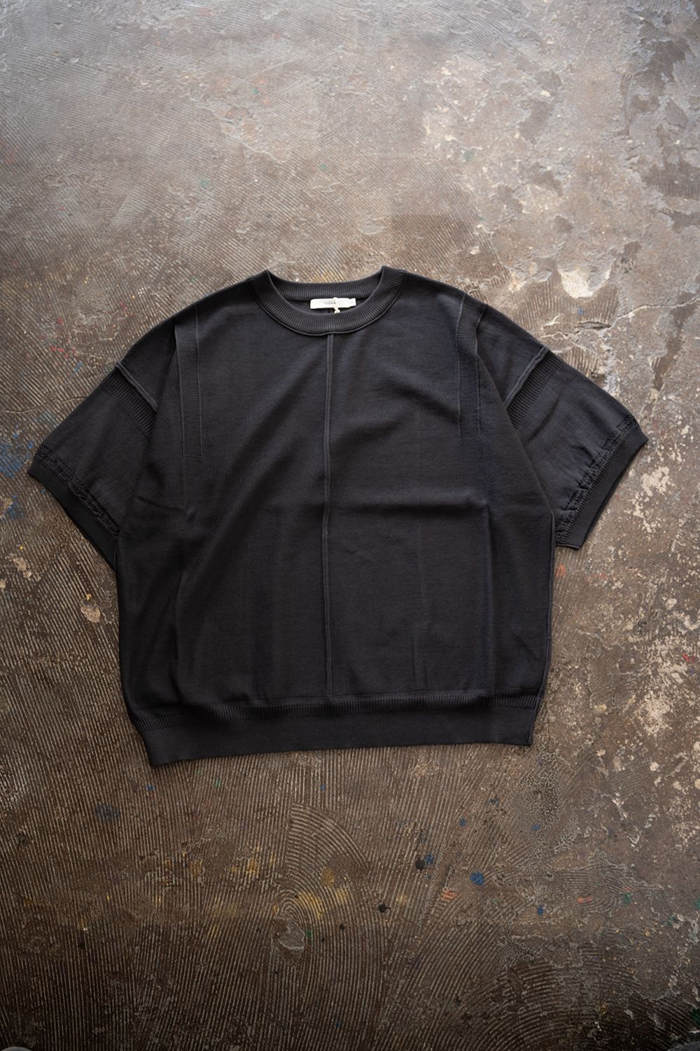 【26SS】Mebuki S/S Knit(CHARCOAL)