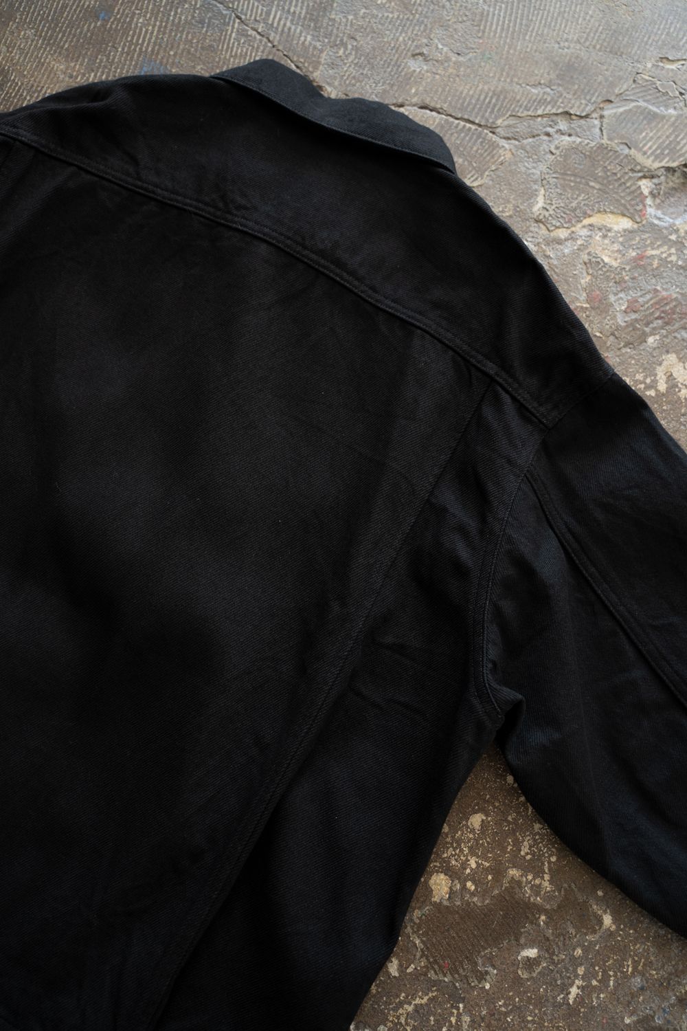 【25AW】12ozデニムブルゾン(BLACK)