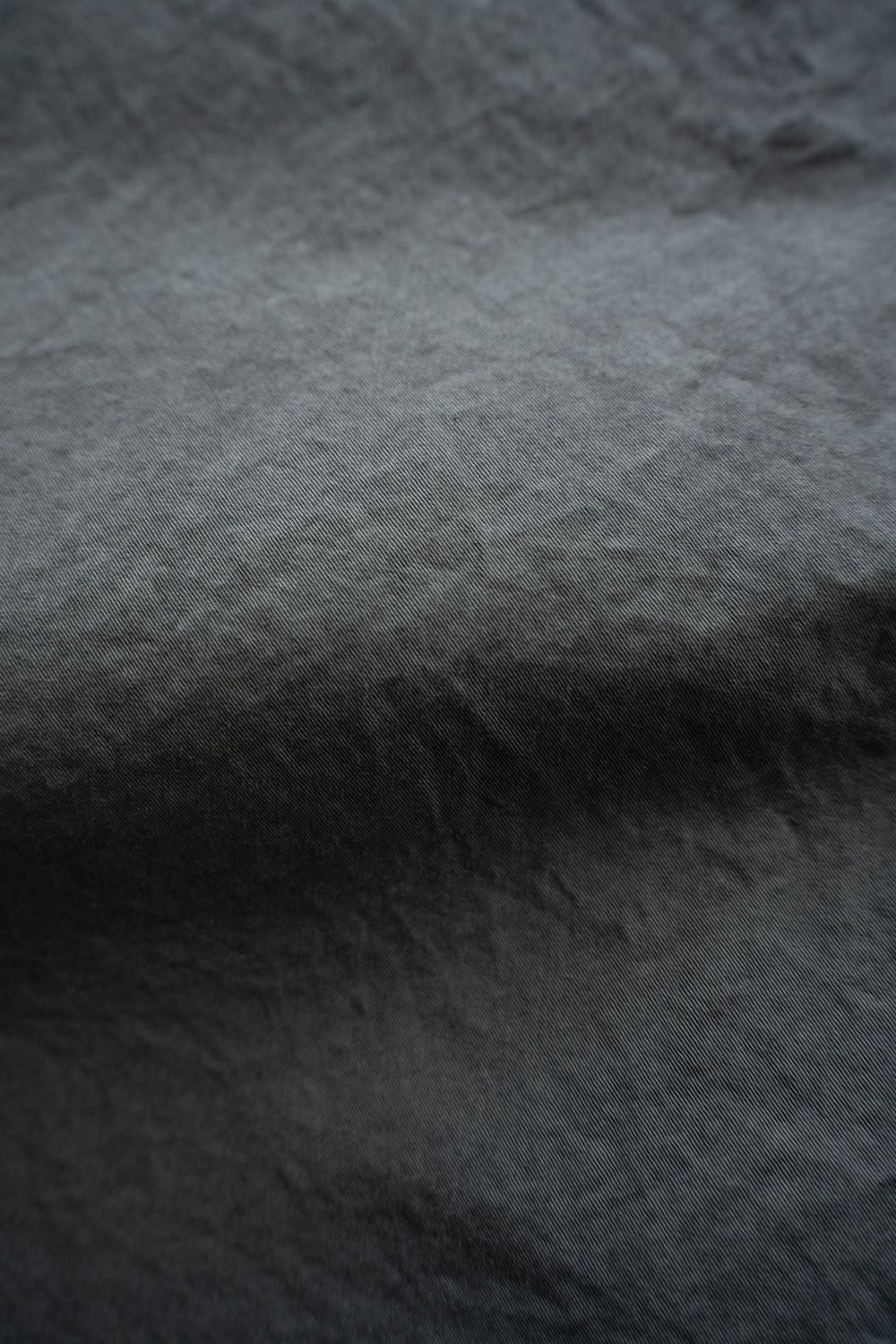 【26SS】ガーメントダイステンカラーハーフコート(BLUE GREY)