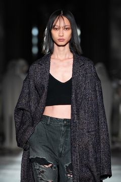 【ラスト1点】【24AW】Loop Tweed Extreme Over Coat/ループツイードエクストリームオーバーコート(PURPLE)