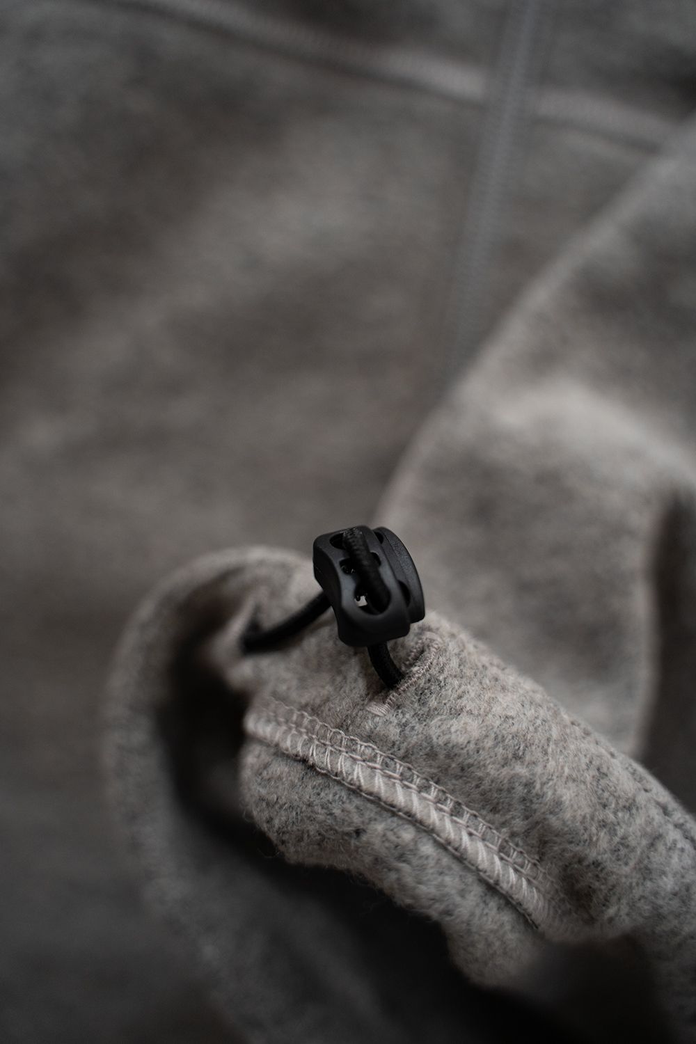 【24AW】ウールパイルジップベスト(TAUPE)