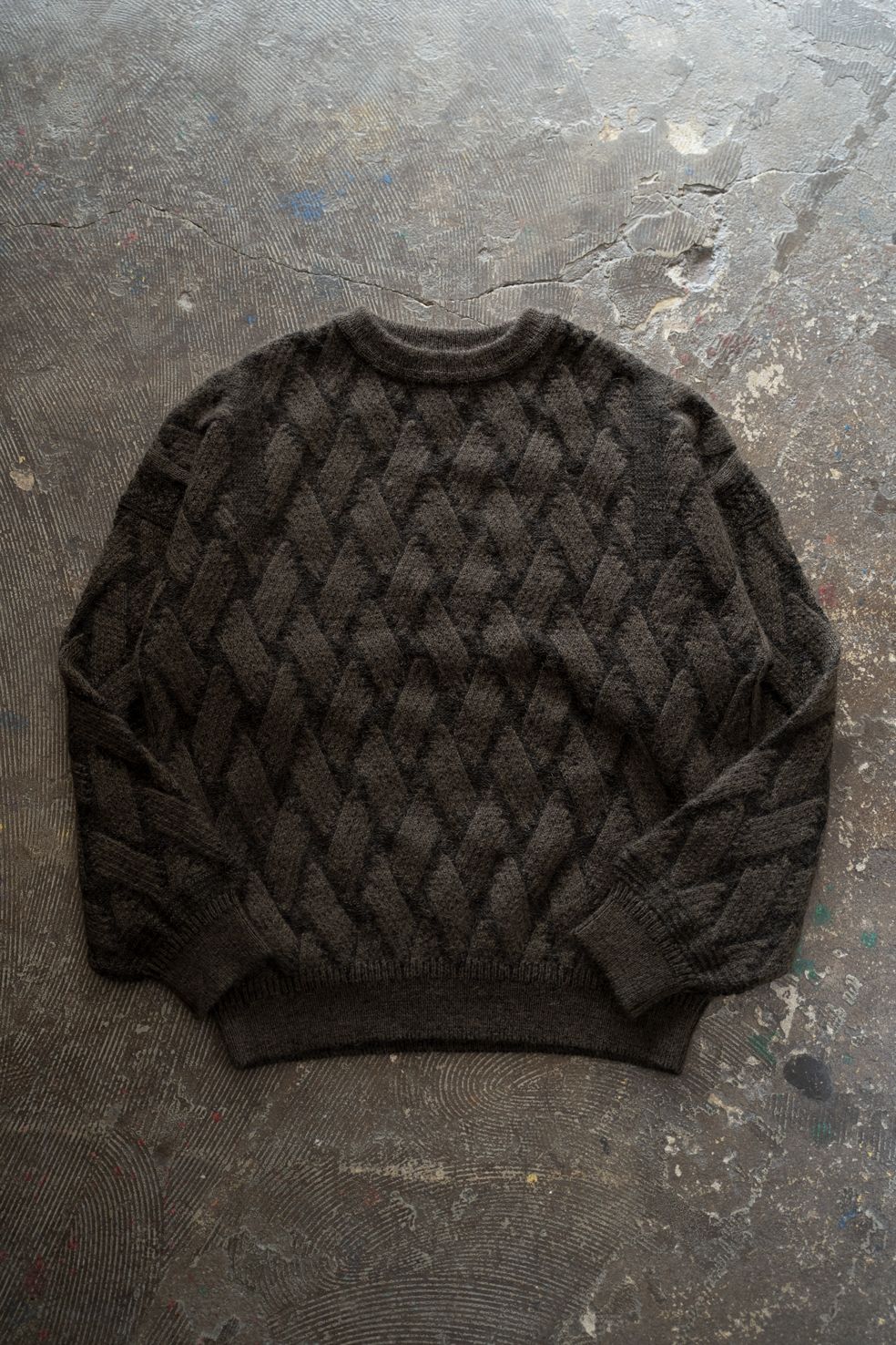 【26AW】Ochiba Mohair Knit(OLIVE)