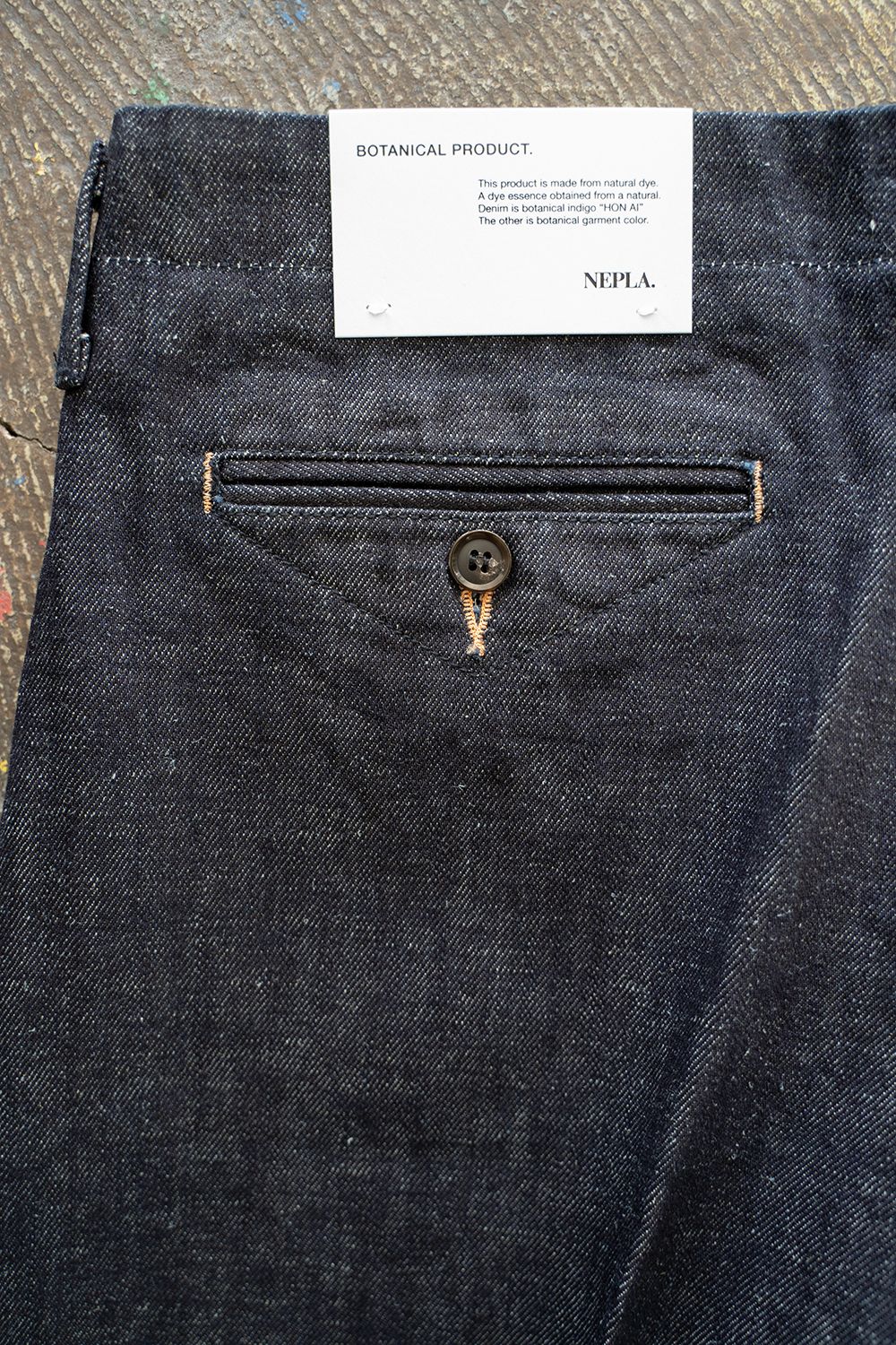 【ラスト1点】【23SS】ヒップハングパンツ(HEMP INDIGO)
