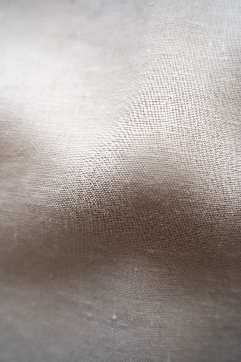 【ラスト1点】【22SS】French Linen Open Collar Shirt/フレンチリネンオープンカラーシャツ(ECRU)