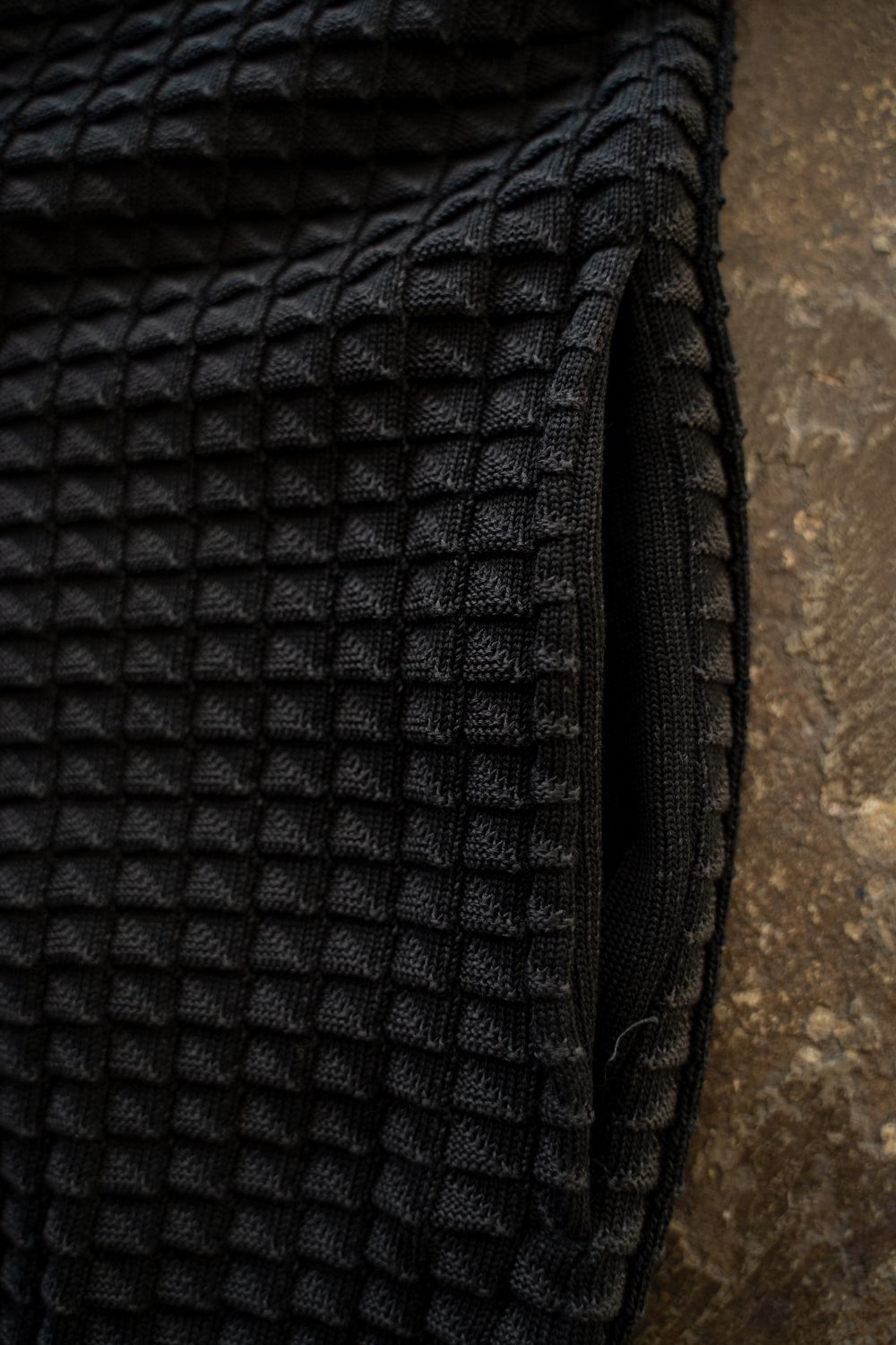 【25AW】Hakuhyo Zip Cardigan(BLACK)