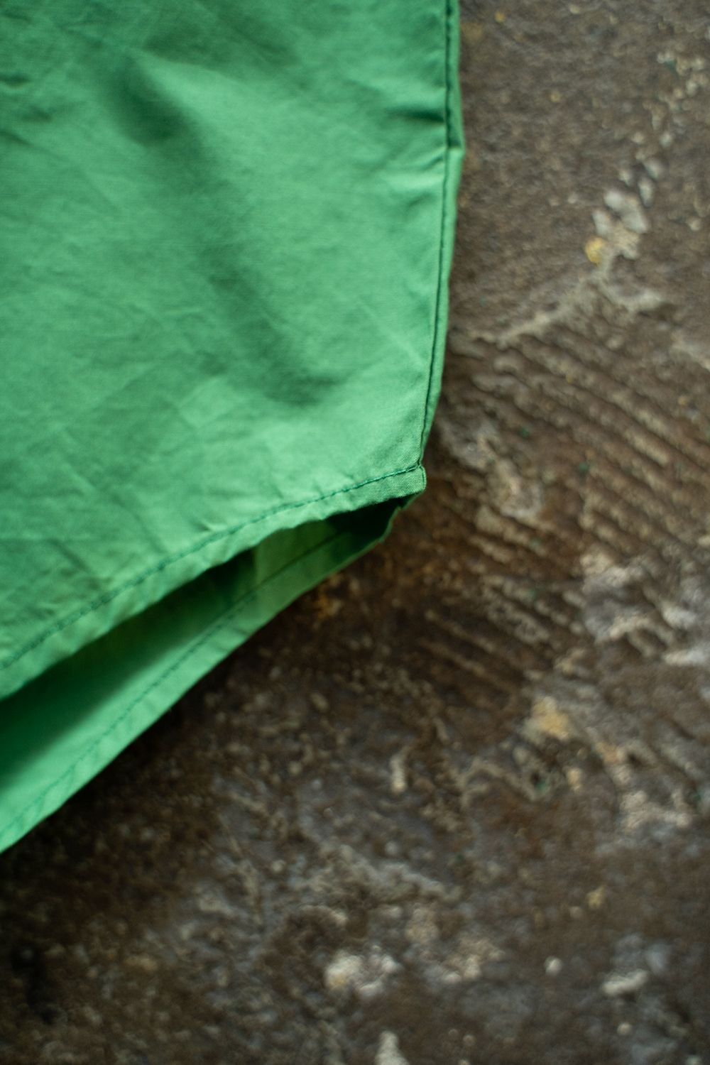 【ラスト1点】【23SS】Over Sized Band Collar Shirts(KELLY GREEN)