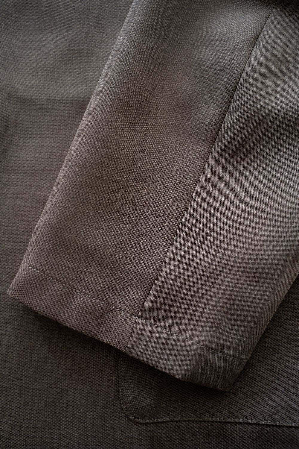 【25AW】モヘア混2Bジャケット(DARK BROWN)