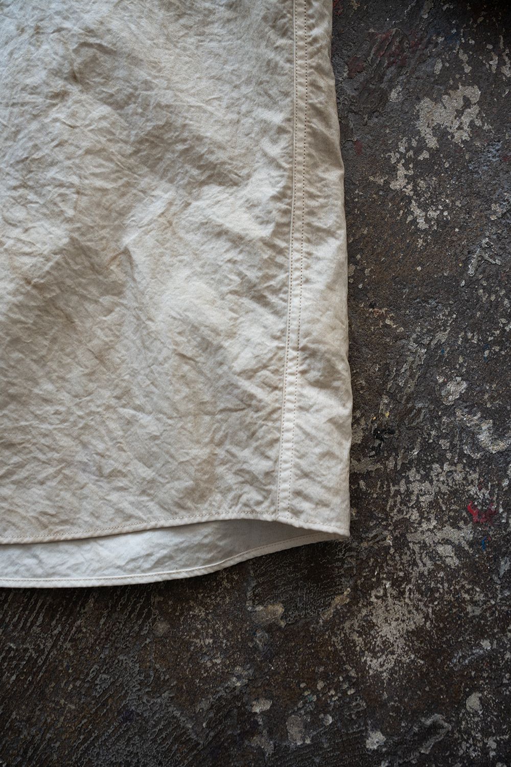 【ラスト1点】【26SS】Aurora Dyed Nylon Shirt(BEIGE)