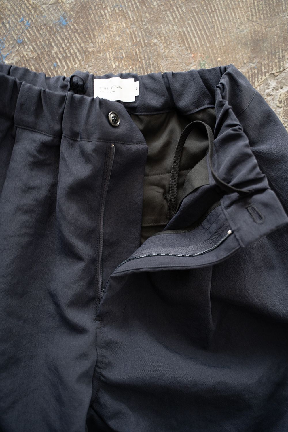 【ラスト1点】【25SS】ポリエステルオックス2タックイージースラックス(NAVY)
