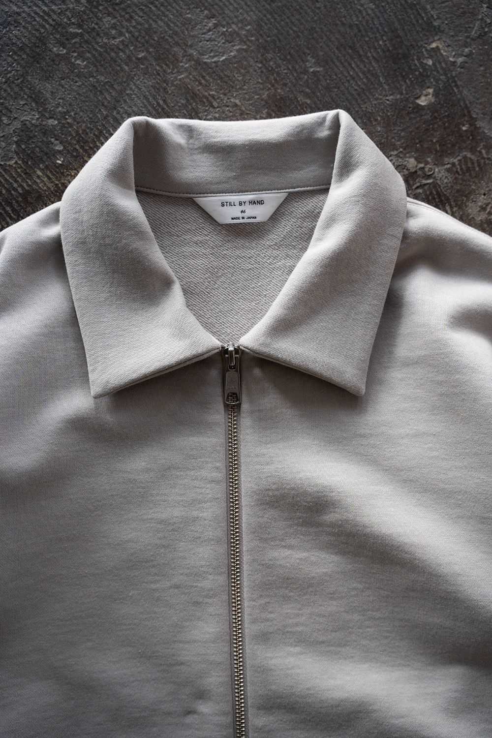 【ラスト1点】【25AW】ハーフジッププルオーバースウェット(PINK BEIGE)