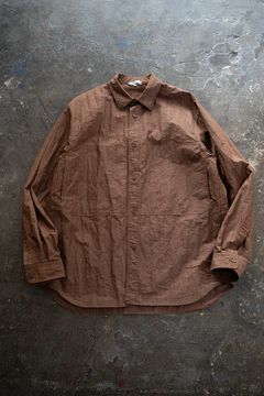 【ラスト1点】【23AW】Big Pocket GD Shirt(RUST)