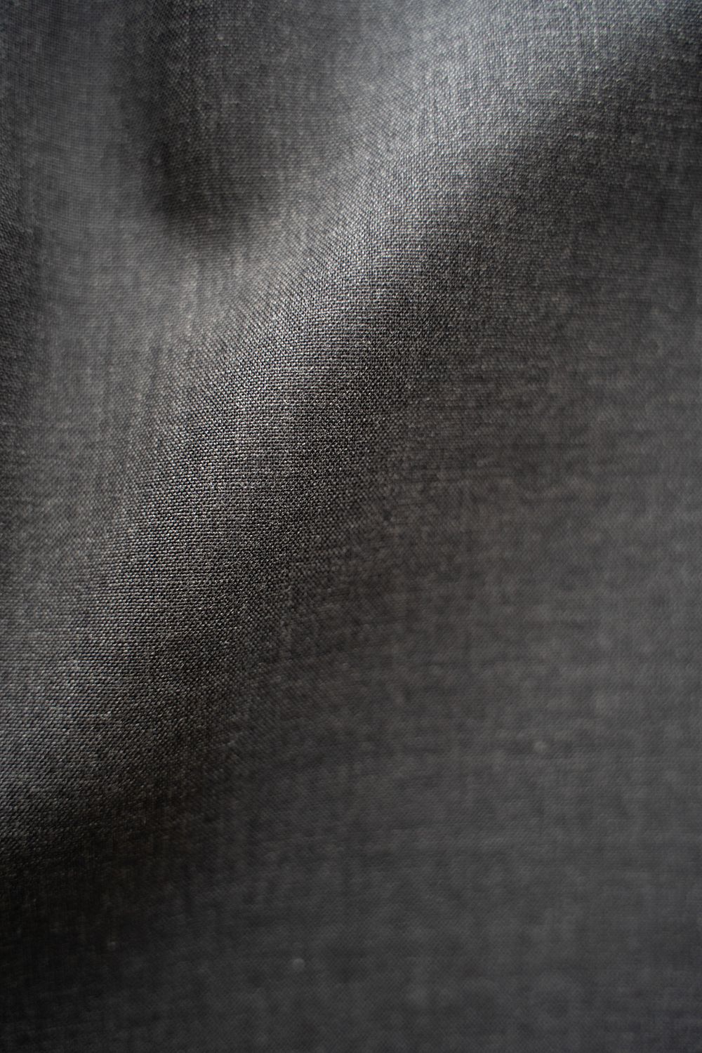 【ラスト1点】【24SS】2-Tack Wool Tropical Trousers/2タックウールトロピカルトラウザーズ(CHARCOAL)