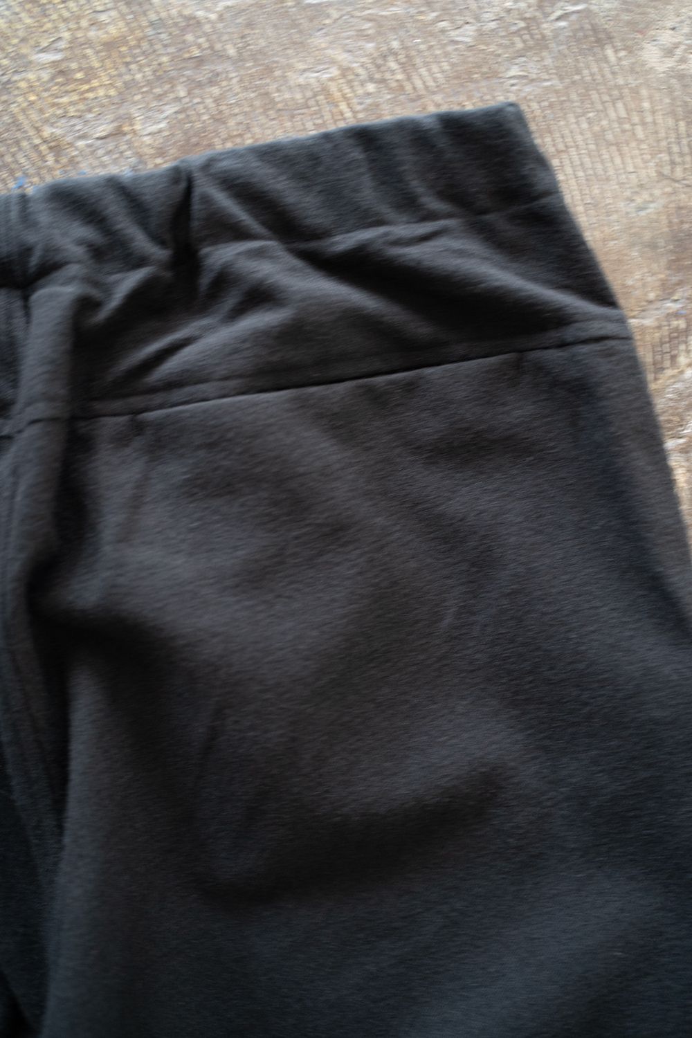【ラスト1点】【24AW】ウール×コットンイージーパンツ(BLACK NAVY)