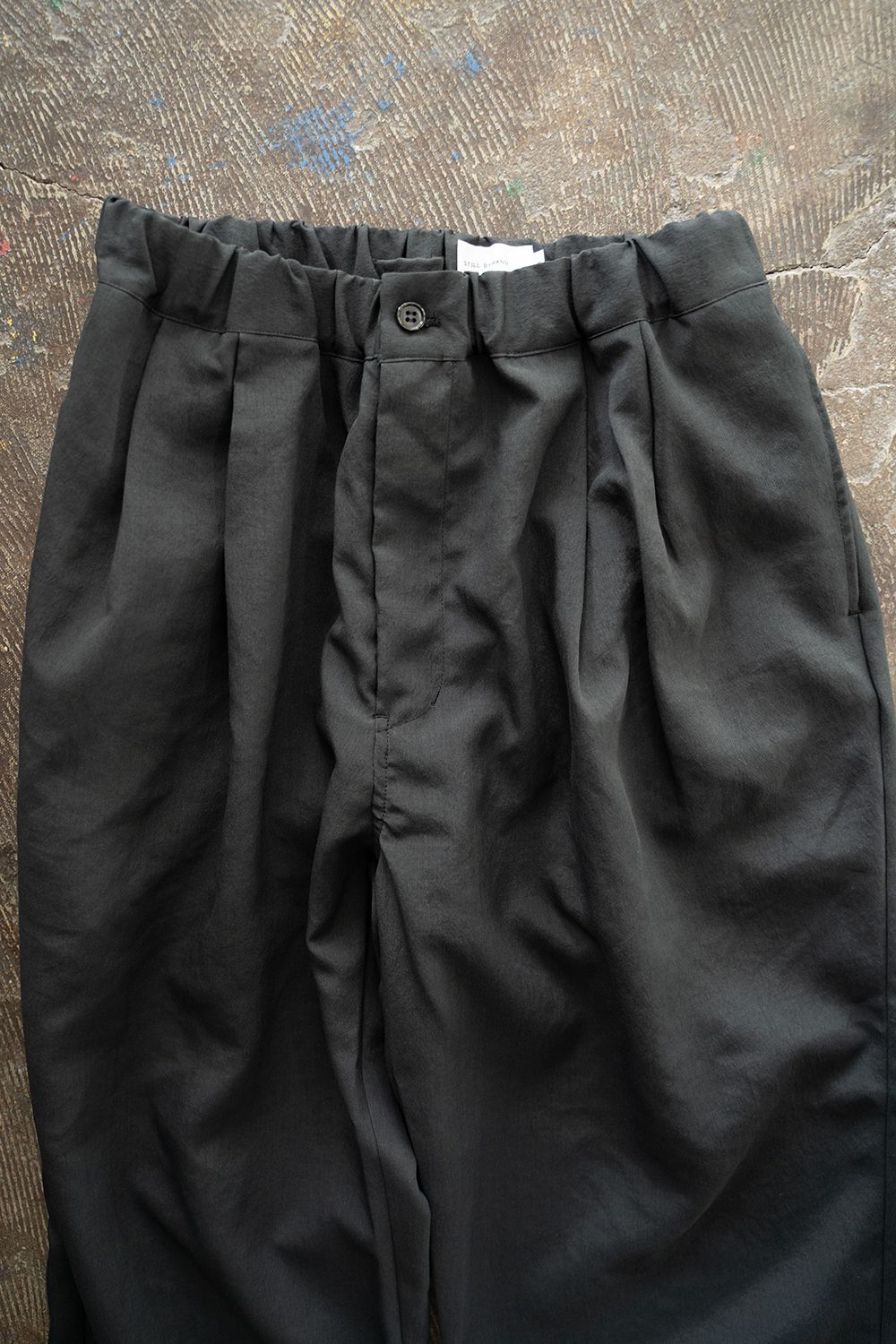 【ラスト1点】【25SS】ポリエステルオックス2タックイージースラックス(INK BLACK)