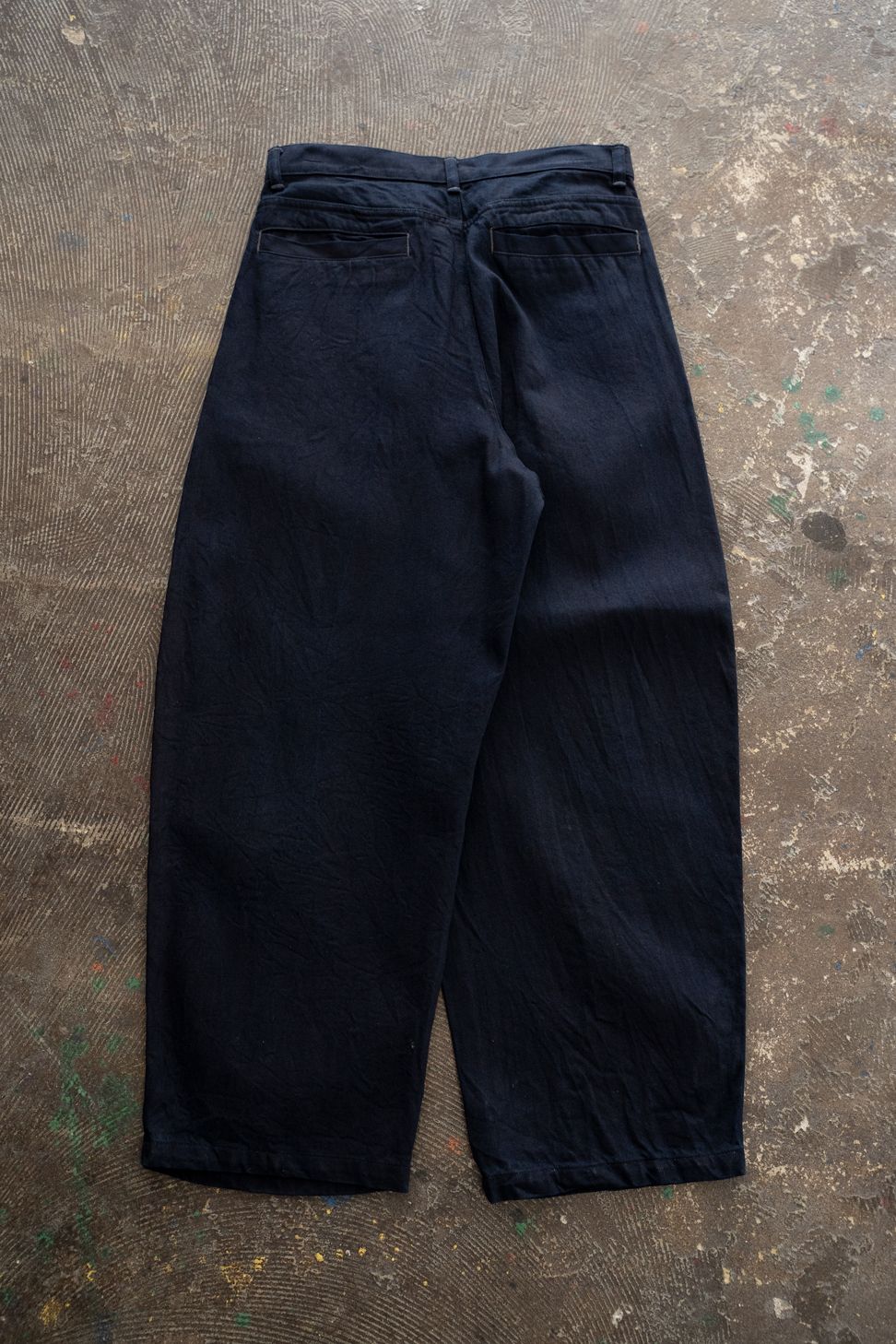 【26SS】11.5ozデニムディープタックパンツ(DARK NAVY)