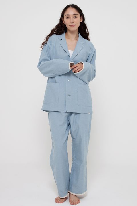 【一番人気】"day"パジャマ【セットアップ】【ユニセックス】(LIGHT BLUE)