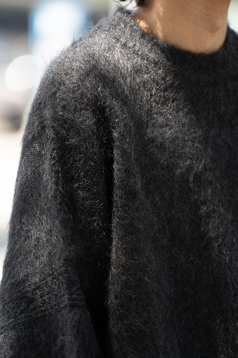 【ラスト1点】【24AW】Akane Mohair Knit(BLACK)