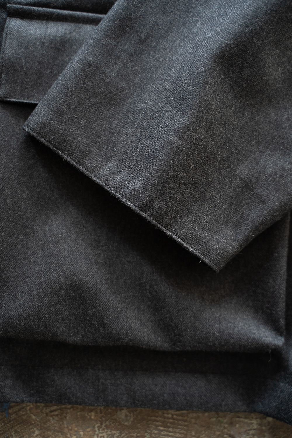 【ラスト1点】【24AW】コーデュロイ切り替え3レイヤーブルゾン(CHARCOAL)
